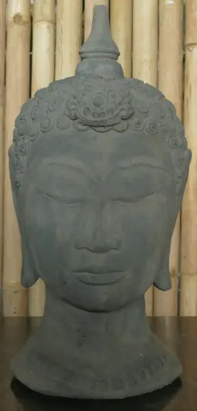 Product image 1 of the product “Thai bust, 43 cm, antique finish, cast lava stone ”